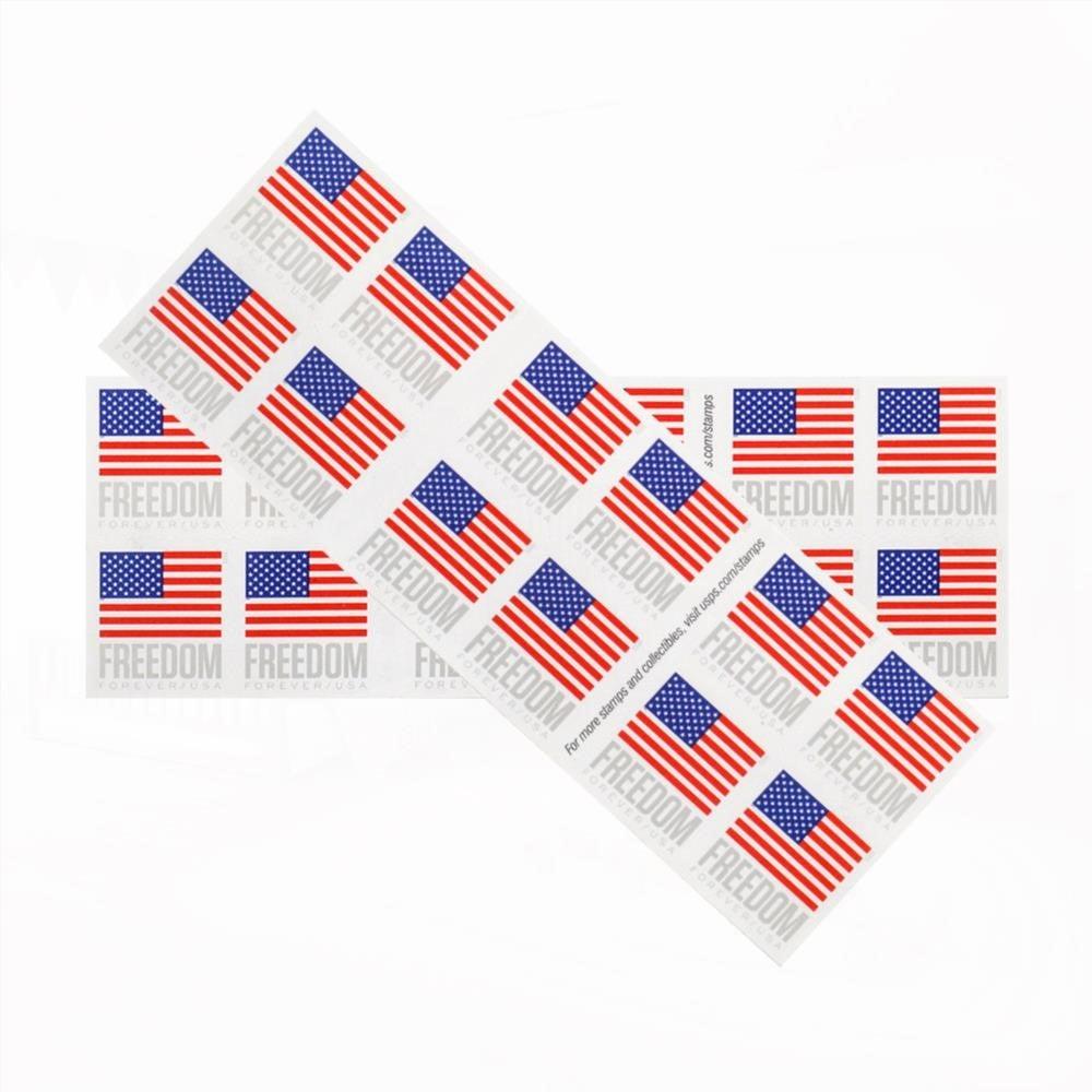 100Pcs 2023 US Flag Forever Stamps