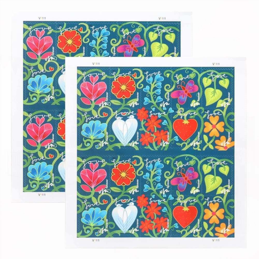 100Pcs 2011 US First-Class Forever Stamps - Garden of Love