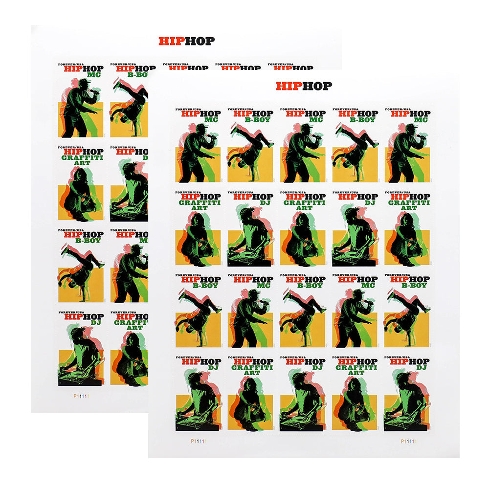 100Pcs 2020 US First-Class Forever Stamp - Hip Hop: DJ