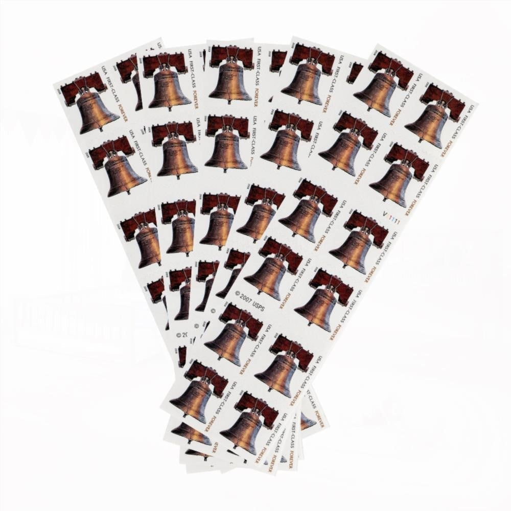 100Pcs 2007 US Liberty Bell Forever Stamps