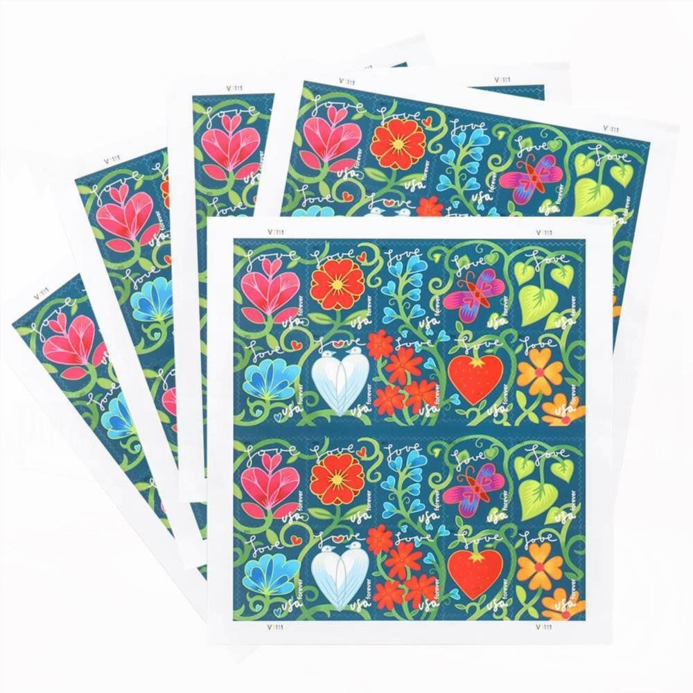 100Pcs 2011 US First-Class Forever Stamps - Garden of Love
