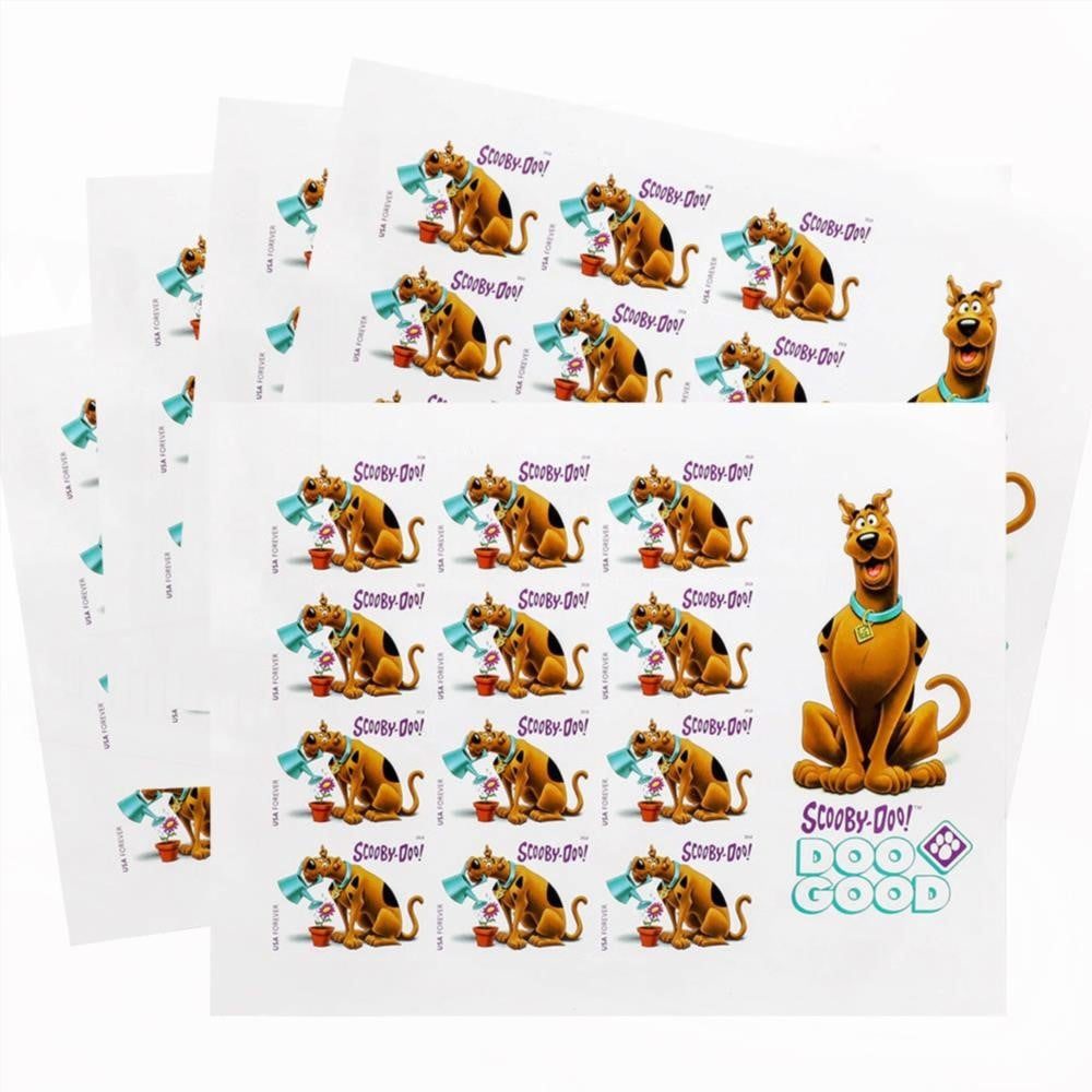 60Pcs 2018 US FirstClass Scooby-Doo Forever Stamps Panes