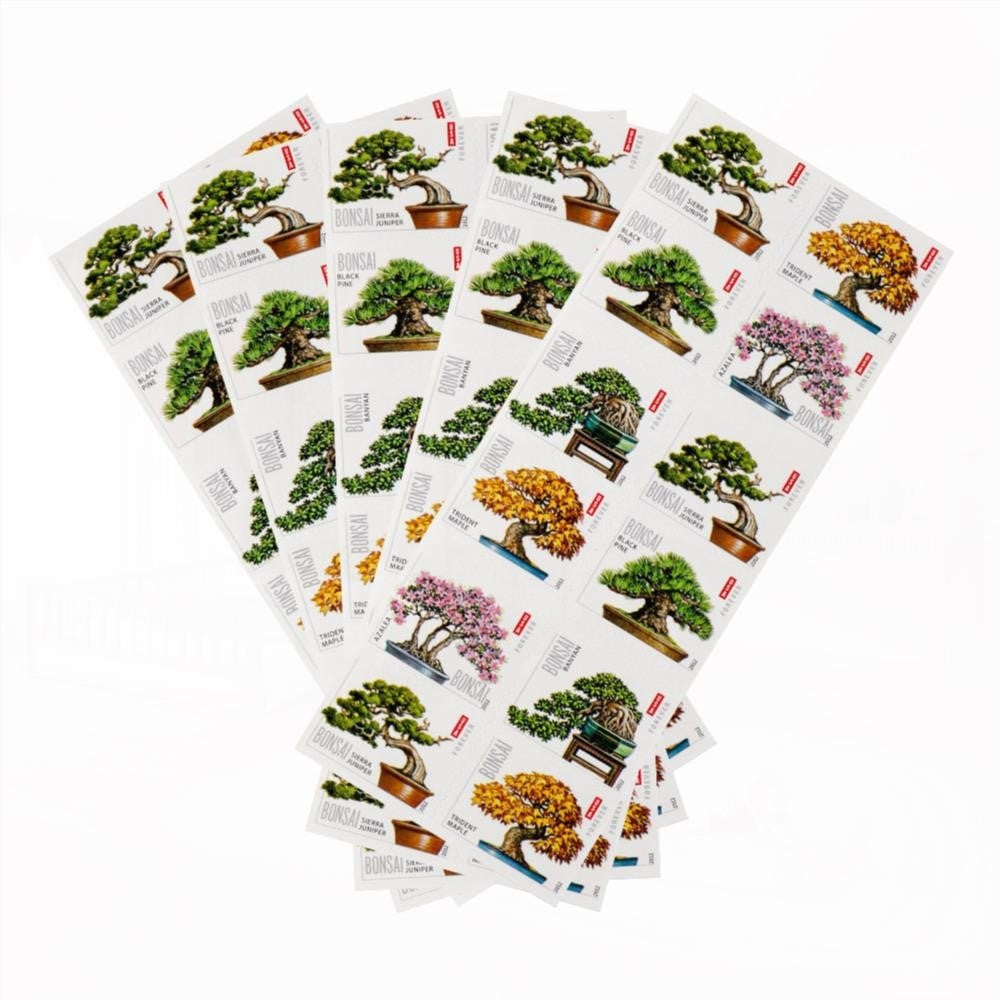 100Pcs 2012 US Bonsai Forever Stamps