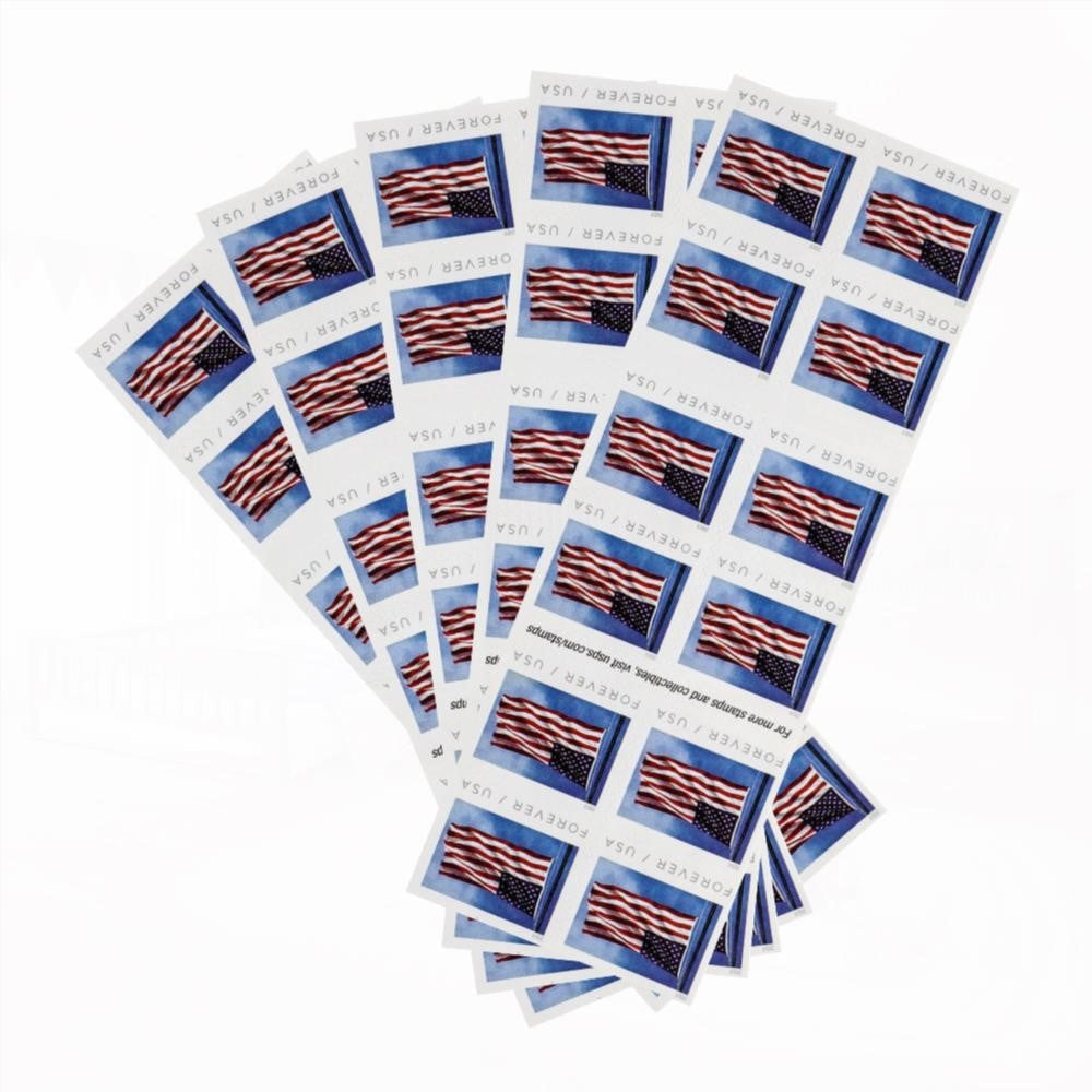 100Pcs 2019 U.S. Flag Forever Stamps Booklet
