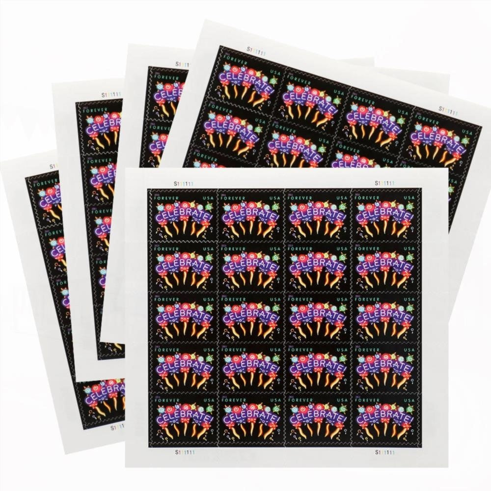 100Pcs 2011 US Wedding CELEBRATE Forever Stamps