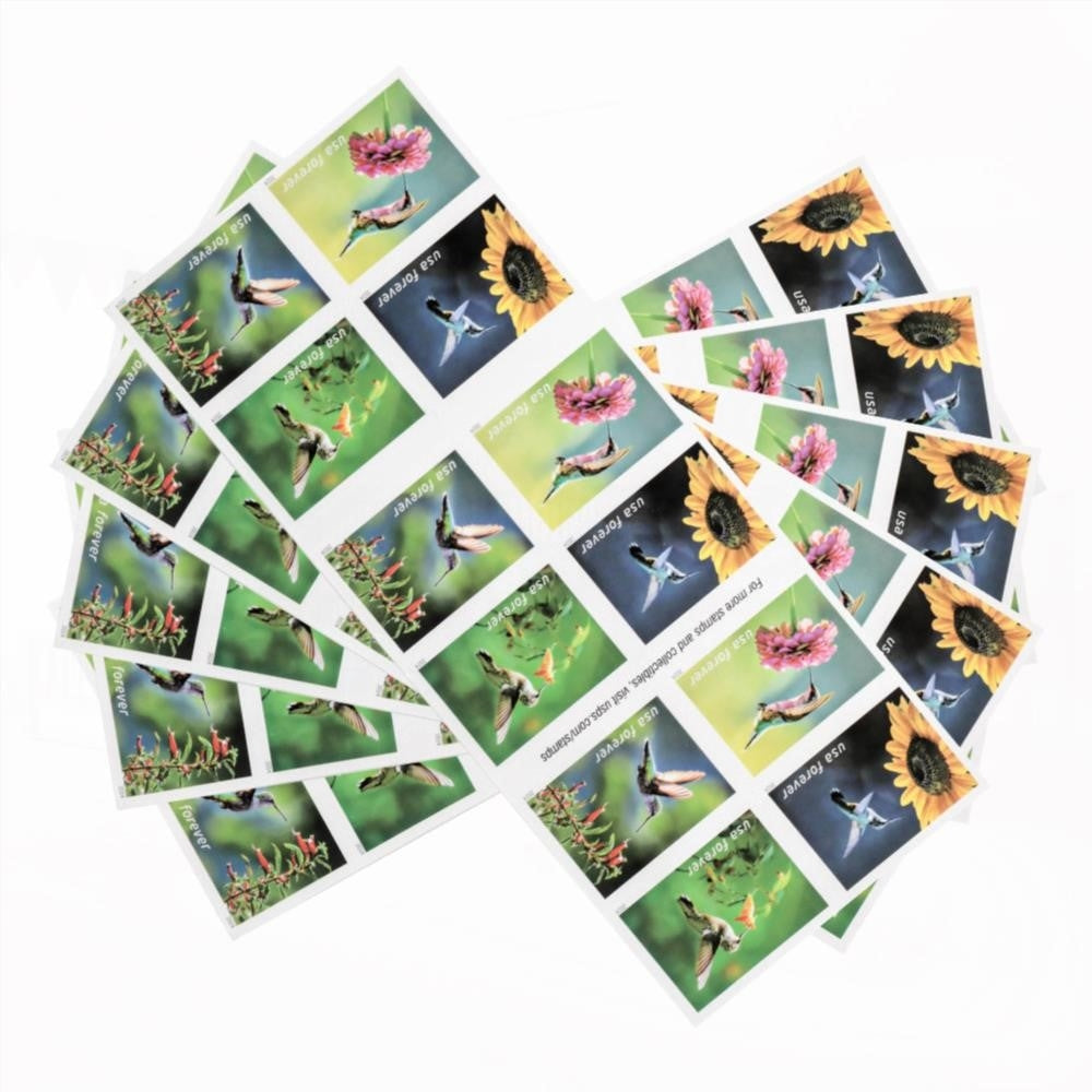 100Pcs 2024 Garden Delights Forever First Class Postage Stamps