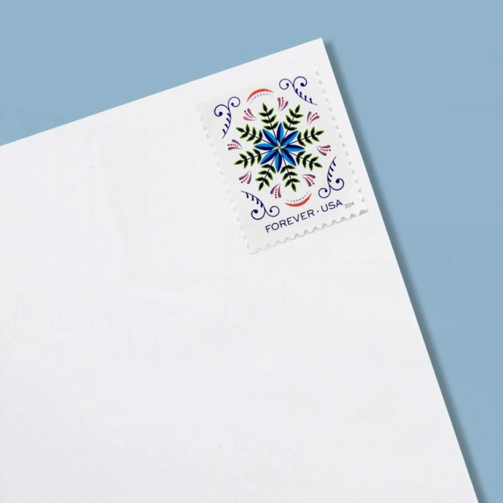 100Pcs 2024 US Holiday Joy First Class Forever Stamps