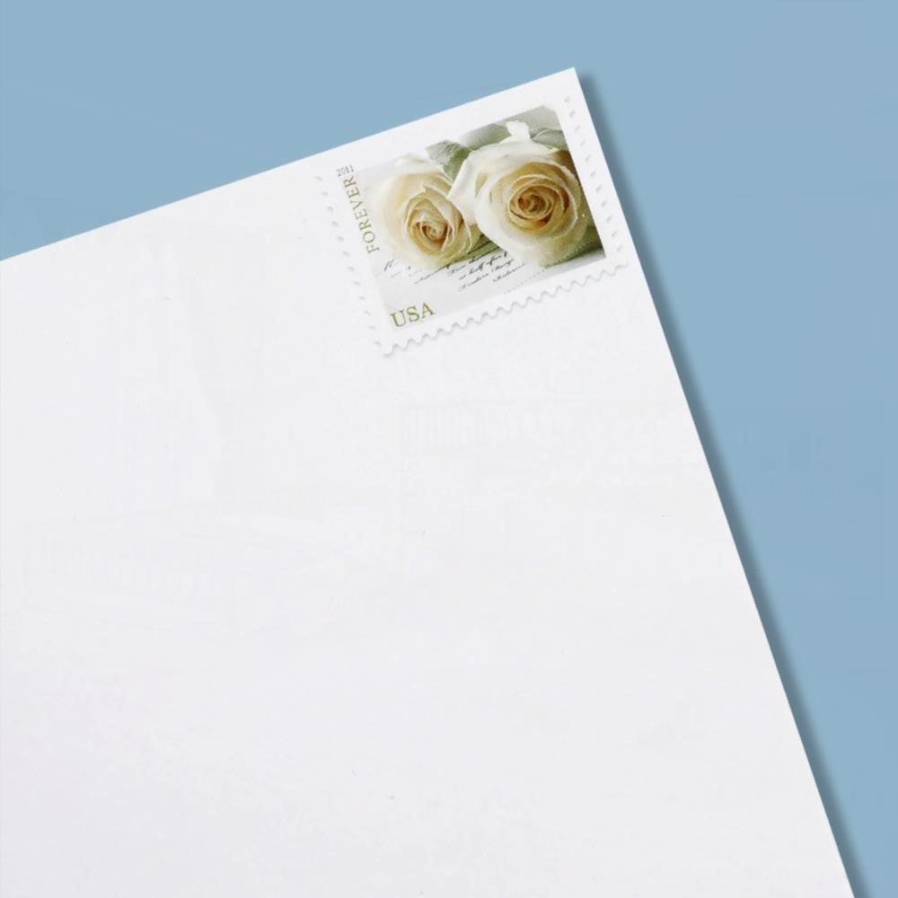 100Pcs 2011 US First-Class Forever Stamp - Wedding Roses