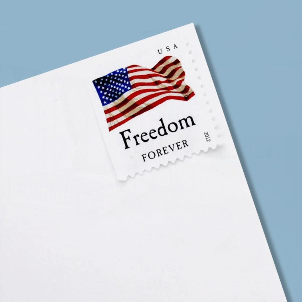 100Pcs 2012 First-Class Forever Stamp - Flag & Equality