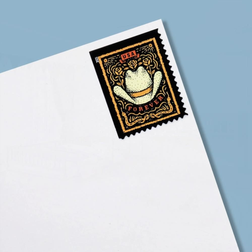 100Pcs 2021 First-Class Forever Stamps - Western Wear